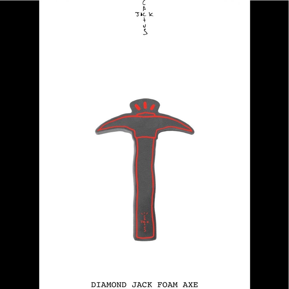 Cactus jack / travis scott fortnite foam pick axe